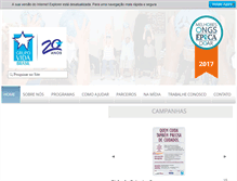 Tablet Screenshot of grupovidabrasil.org.br